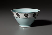 Leaf Rice Bowl by Chapel Hill, NC-based potter Deborah Harris
