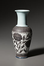 Peony Vase by Chapel Hill-NC based Potter, Deborah Harris