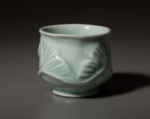 Celadon Teabowl by Chapel Hill, NC-based potter Deborah Harris