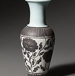 Peony Vase by Chapel Hill-NC based Potter, Deborah Harris