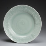 Celadon Platter by Chapel Hill, NC-based potter, Deborah Harris